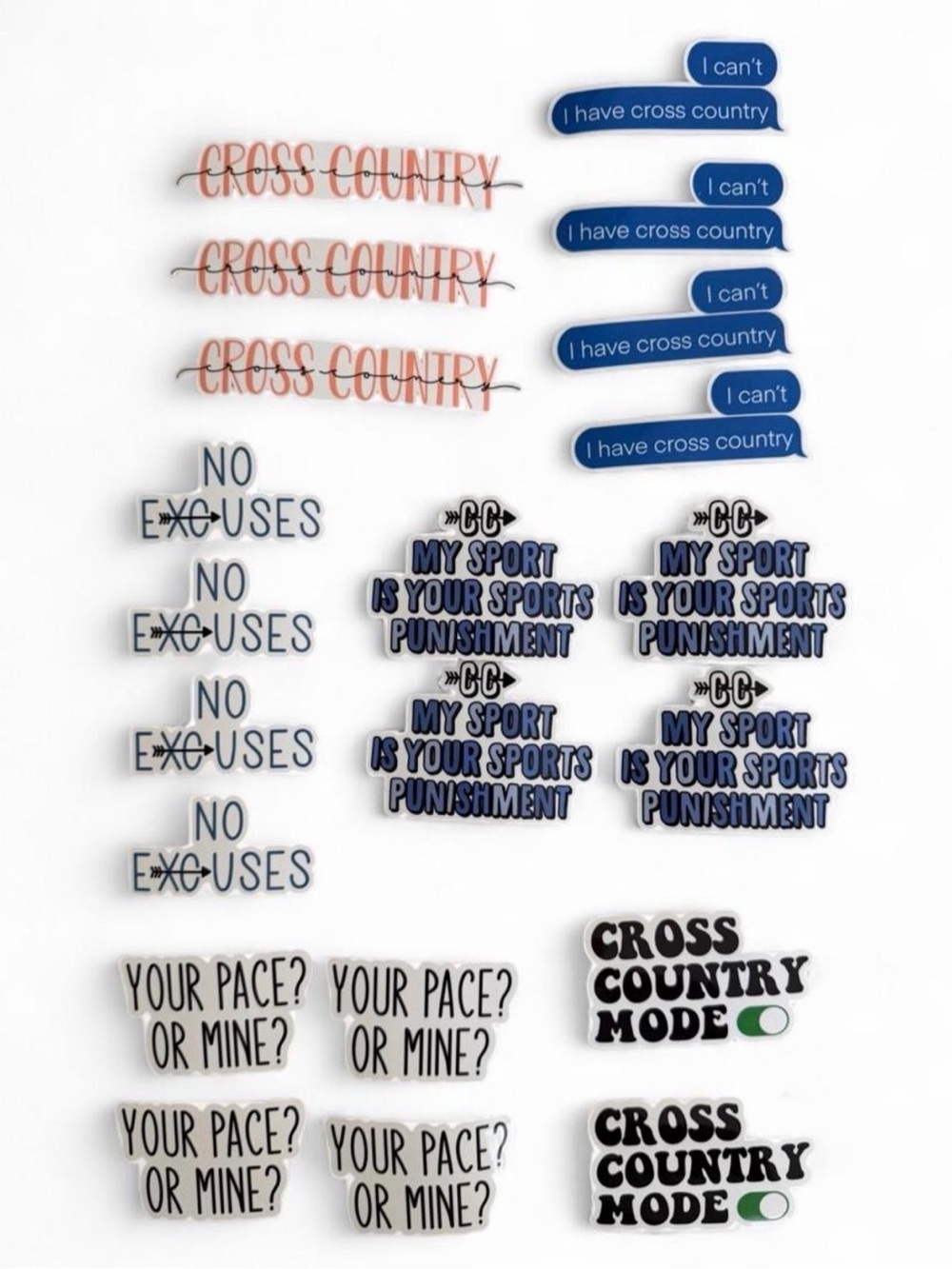 Cross Country Sticker Set – 21